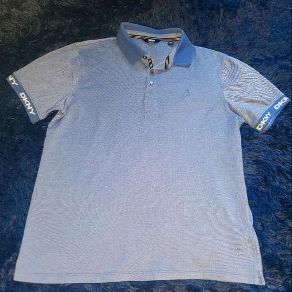 Dkny Other - DKNY mens blue polo size medium